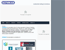 Tablet Screenshot of kenmarsiding.com